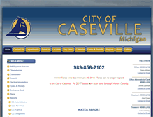 Tablet Screenshot of cityofcaseville.com
